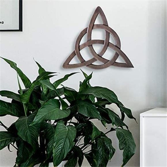Outlet Resin Celtic Trinity Knot WallArt for Home Decoration,Religious Communion - Picture 6 of 6